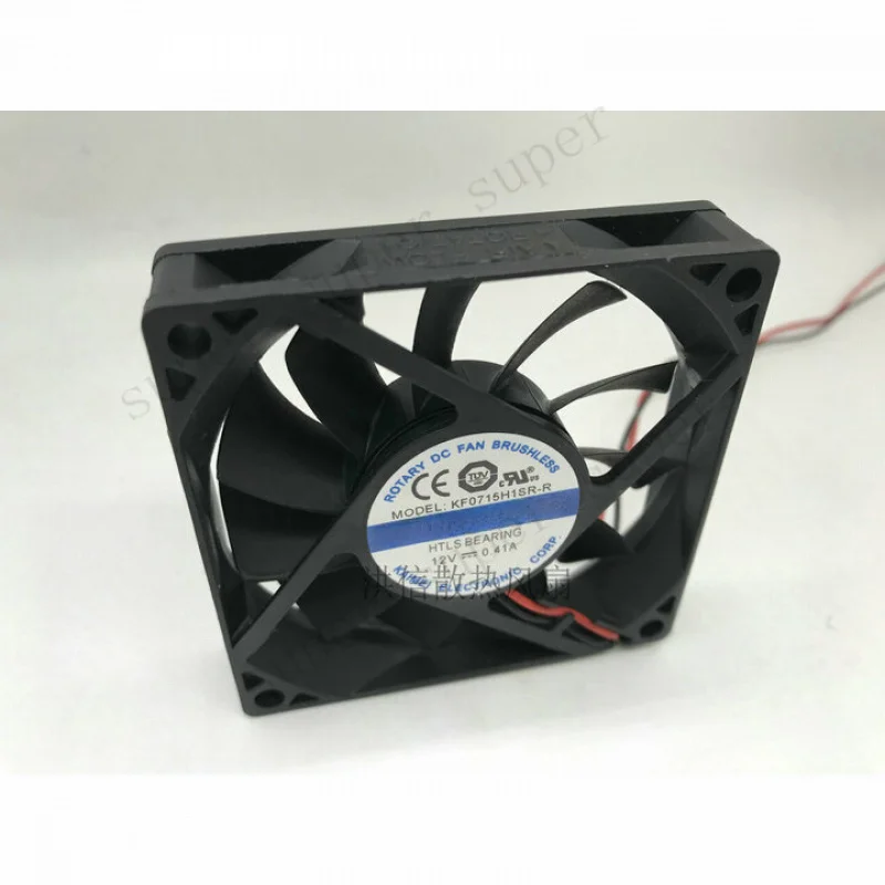 S+   Jamicon KF0715H1SR-R 12V 0.41A 7CM 7015 2-wire cooling fan