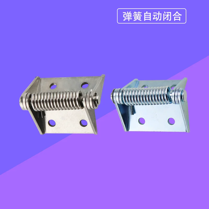 Heavy Duty Spring Loaded Self-Closing Cabinet Door Hinges for Industrial Equipment Resetting Hinges for Distribution Boxes
