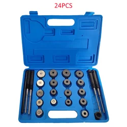 23/24Pcs Valve Seat Reamer Motorcycle Valve Seat Milling Cutter Set Automobile Repair Tool Combination Valve Seat Ring Grinding