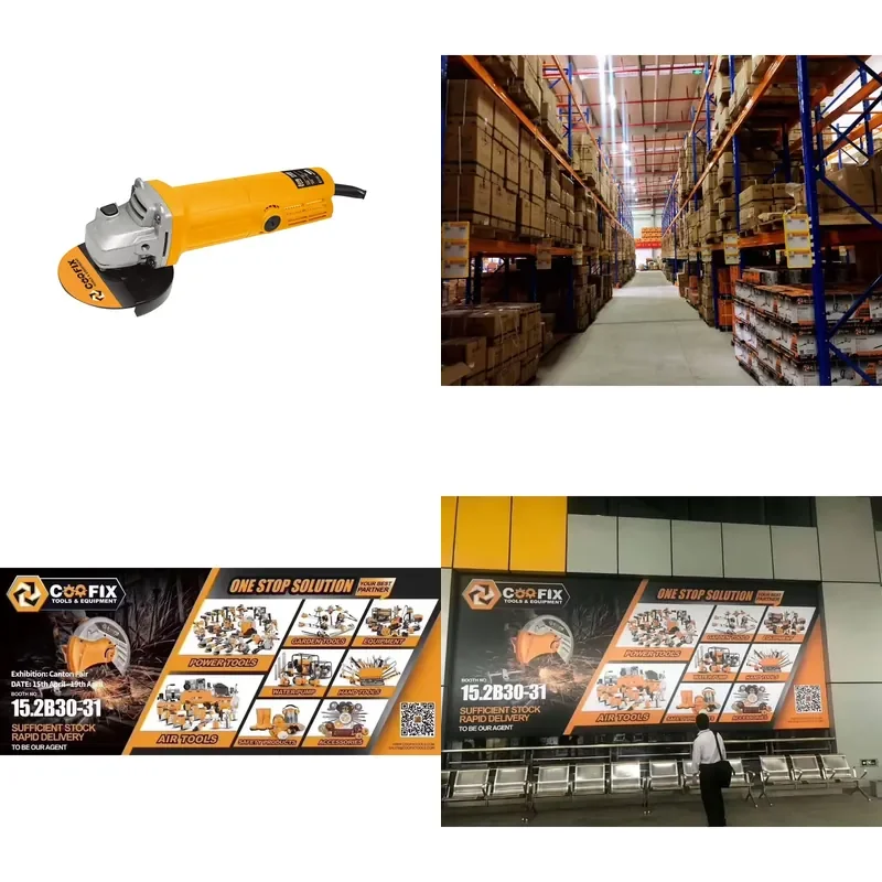 

【CHIMU HOME】 650W 100mm 115mm Electric Angle Grinder with 10500 RPM for Metal Wood Grinding
