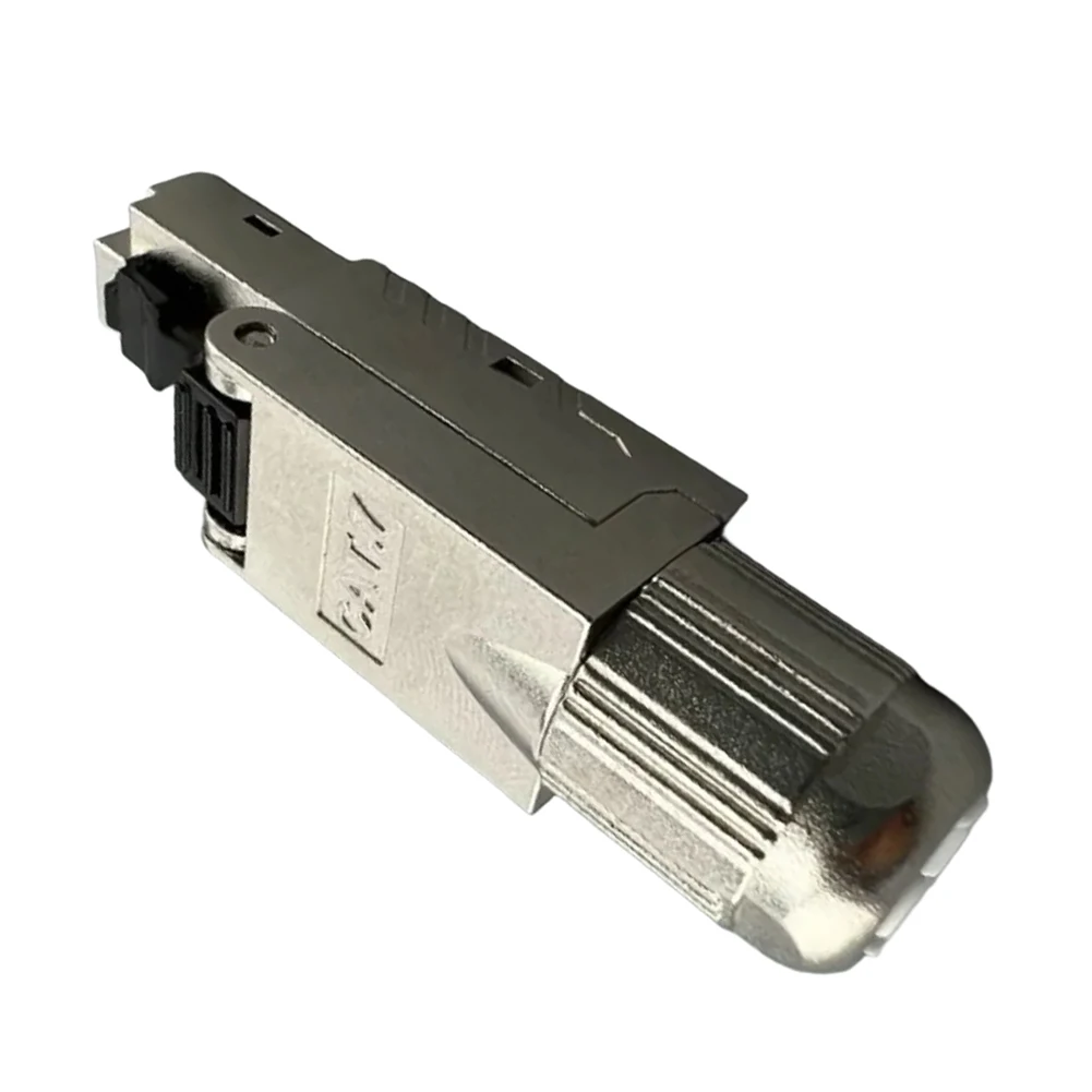 

Gaming Setup CAT7 Cable Connector Anti Interference Cable Connector 10Gbps Transmission Rate Anti-Interference Shielding