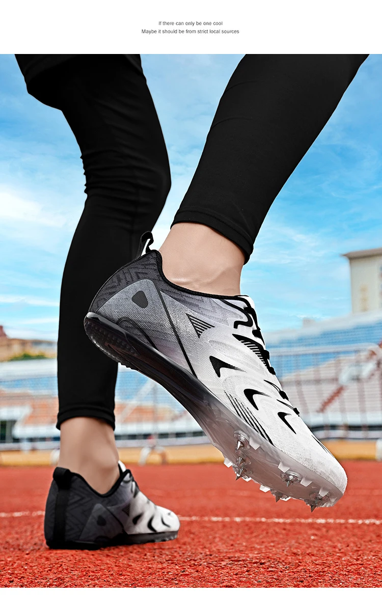 Professionelle Leichtathletik-Spikes für Damen und Herren: Rutschfeste Laufschuhe für Sprint, Weitsprung und Rennen – Leichtgewicht – Detail 4