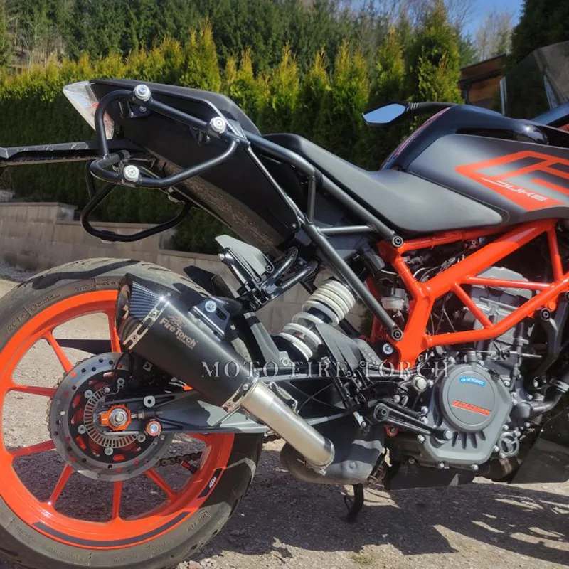 For KTM DUKE 125 250 390 2021 Years 250 390 Adventure 2020 2021 2022 Motorcycel Exhaust Modified Muffler 51mm Middlee Link Pipe 2