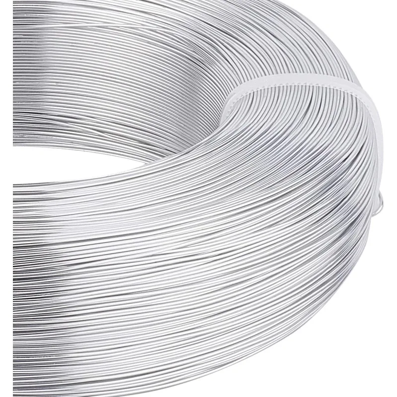 

455m 1492 Feet 22 Gauge Silver Wire Bendable Metal Sculpting Wire for Beading Jewelry Making Art and Craft Project