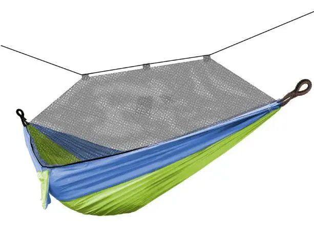 

Bliss Hammocks BH-406XL-N-FG To-Go Hammock in a Bag w/ Mosquito Net Blue/Green