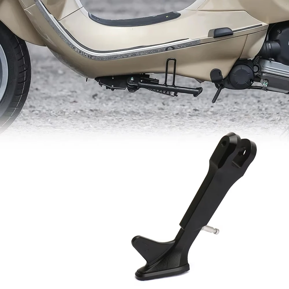 Motorcycle Kickstand Side Stand Holder Parking Rack Support Foot Sidestand for 150 Sprint 150 Black