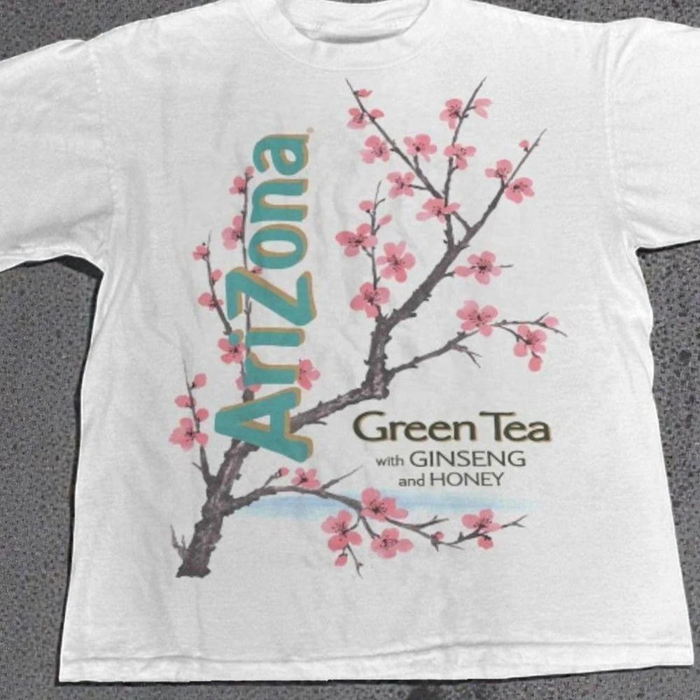 Camiseta para hombre con diseño de té verde de Arizona, ropa moderna para el día a día, camisetas gráficas de manga corta para hombre para verano y todas las estaciones