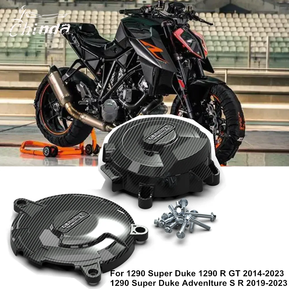 For KTM 1290 Super Duke 1290 R GT 2014-2023 / 1290 Super Duke Advenlture S R 2019-2023 Motorcycle Engine Cover Protective Cover