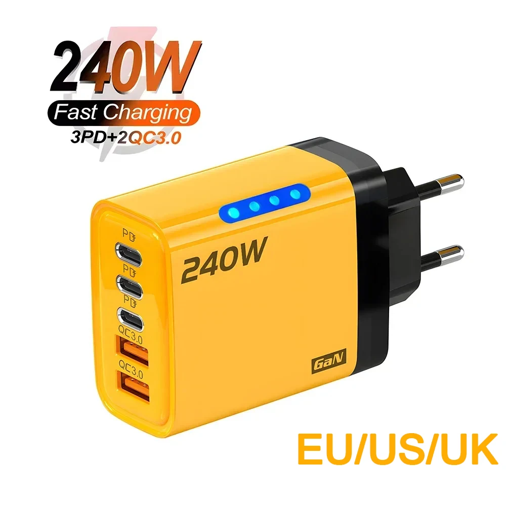 240W Usb Type C Gan…
