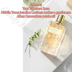 Rose Jasmine Bloom Fragrance Perfume Flower Fragrance for Women 50ml