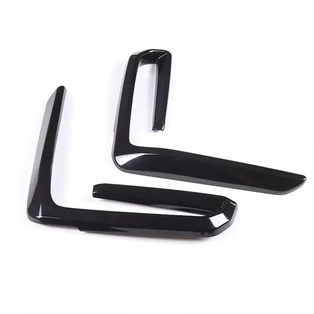 

Bumper Accessories Pair of Glossy Black ABS Front Fog Light Trims Designed for BMW For X5 Models from Year 2019 Onwards