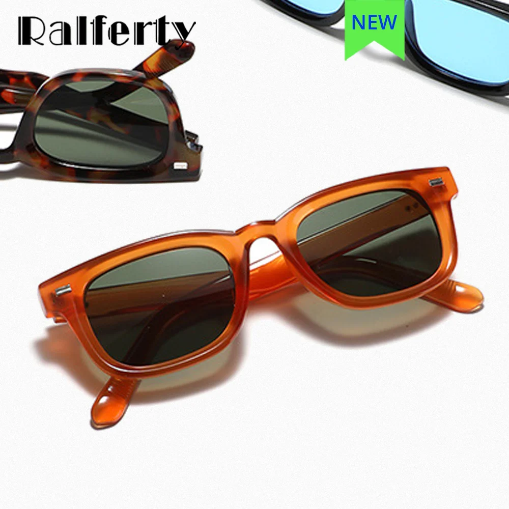 Ralferty y2k Rectangle Women's Sunglasses Men Sun Glasses Female UVA UVB Shades For Women 2024 New In Outdoor Eyepieces Oculos