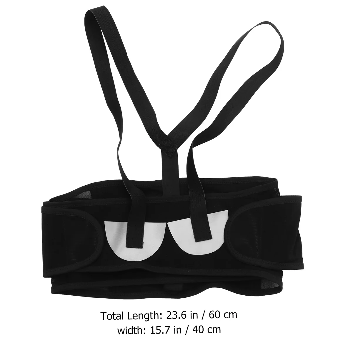 

Maternity Belly Support Band Black Breathable Thin Pregnancy Belt Adjustable Waist Shoulder Straps Daily Protective