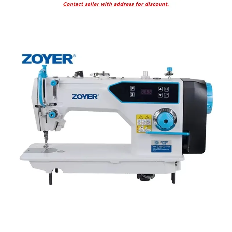 

ZY8800-KD NEW Type Zoyer Lockstitch Industrial Sewing Machine For Chemical Fiber Fabrics And Litht-weighted Leather Goods JACK