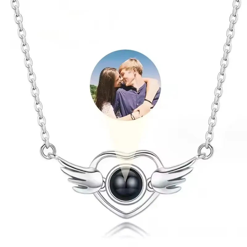 Benutzerdefinierte Fotoprojektionskamera-Halskette, personalisierte Projektions-Halskette mit Bild im Inneren, Geschenke für Frauen, Mutter, Freundin, Ehefrau – Detail 20