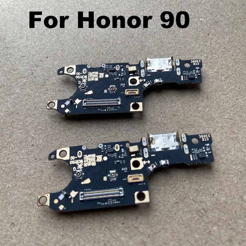 High Quality For Huawei Honor 90 USB Charging Dock Port Mic Microphone Connector Board Flex Cable Repair Parts Fast With IC