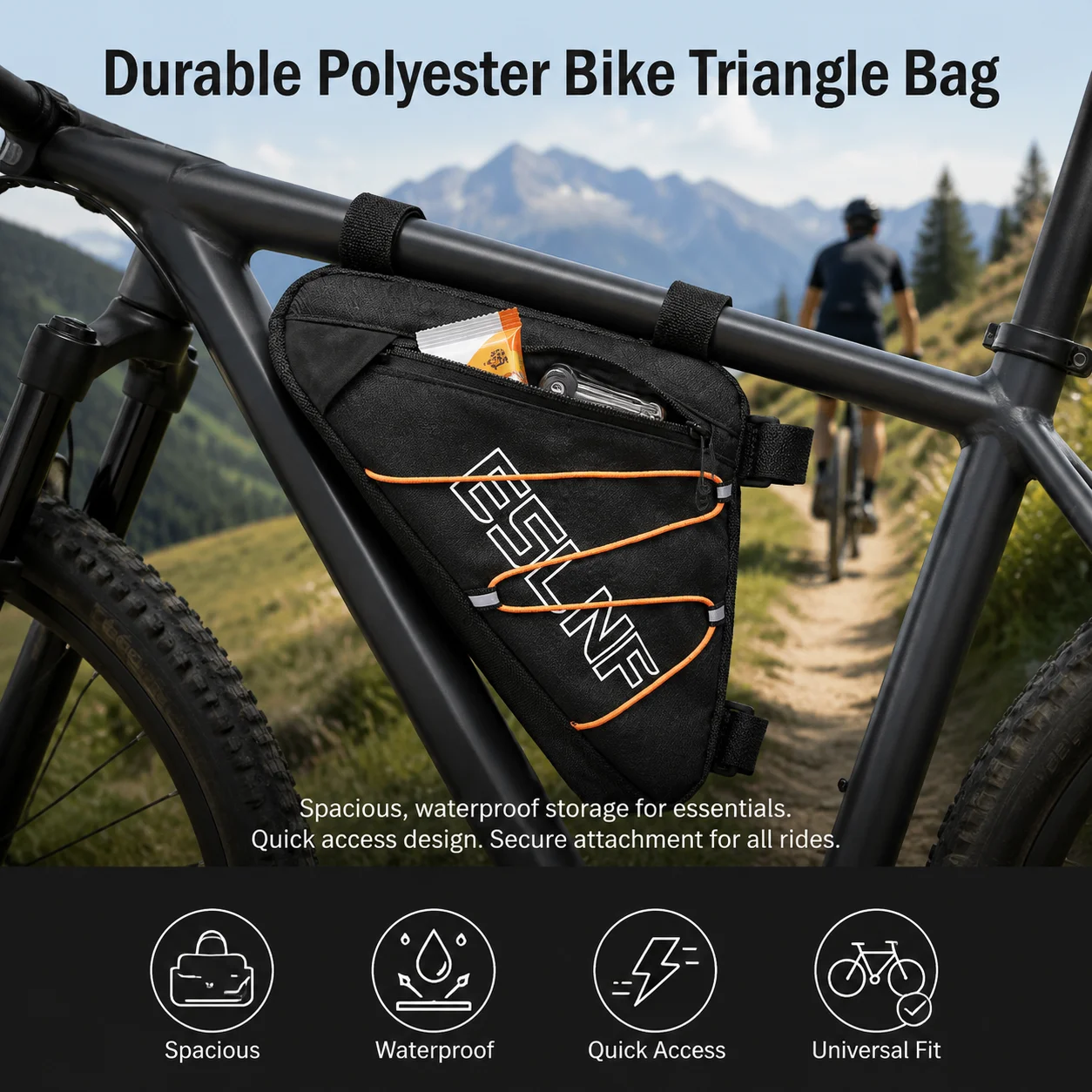 กระเป๋าติดจักรยานทรงสามเหลี่ยม - Cycling Gear Waterproof บทวิจารณ์และราคา