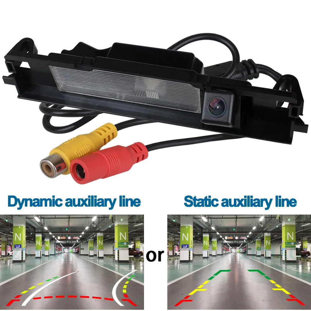 ZIQIAO for Toyota Yaris Vitz 2006 2007 2008 2009 2010 2011 2012 2013 HD Reverse Parking Camera HS003