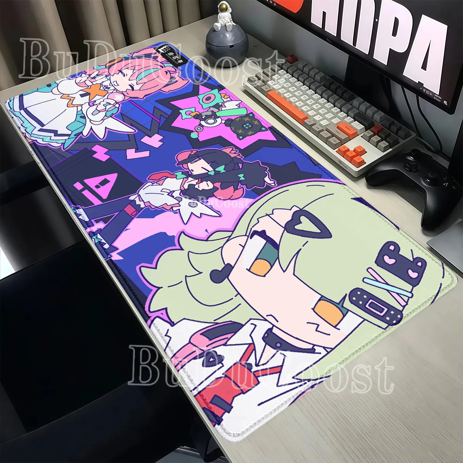 Mouse Pad Gaming ZZZ AOD Angels of Delusion Cute Zenless Zone Zero Anime Kawaii Girl Aria Sunna Nangong Yu‌ PC Keyboard Mousepad