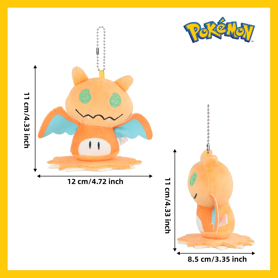 Mimikyu Eevee Plüsch-Schlüsselanhänger: Pocket Monster Cos Eeveelution Snorlax Puppe Anime-Anhänger für Fans, Sammlerstück, Sylveon Geschenk, Deko