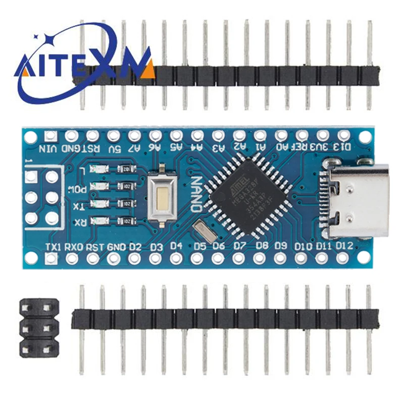 Mini / Type-C / Micro USB Nano 3.0 z ładowarką Nano kontroler kompatybilny z bootloaderem dla arduino CH340 sterownik USB 16Mhz ATMEGA328P