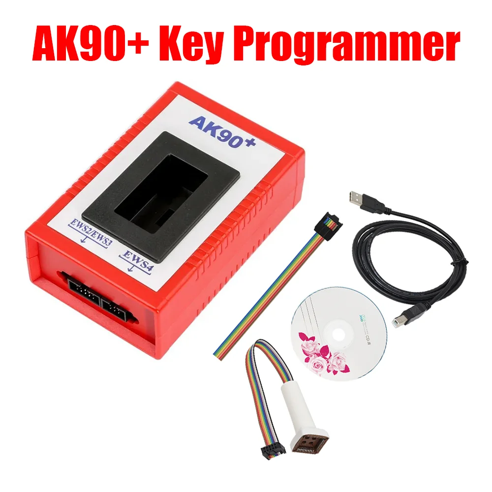 2026 New AK90+ V3.19 Key Programmer for BMW EWS 2/3/4 1995-2009 Key Code Reader for BMW Programming Tool