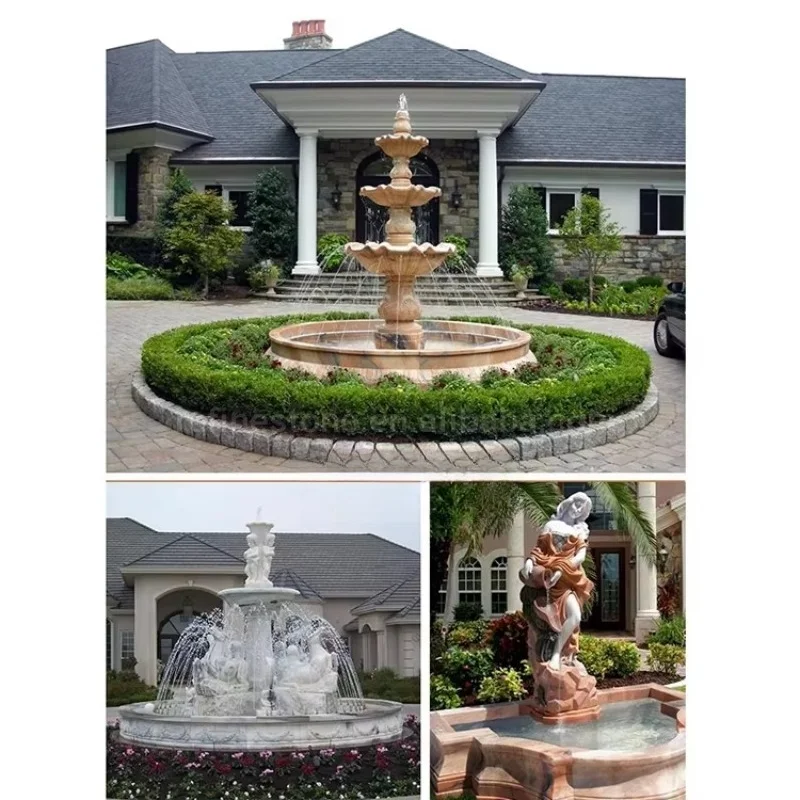 Large fountain selling marble