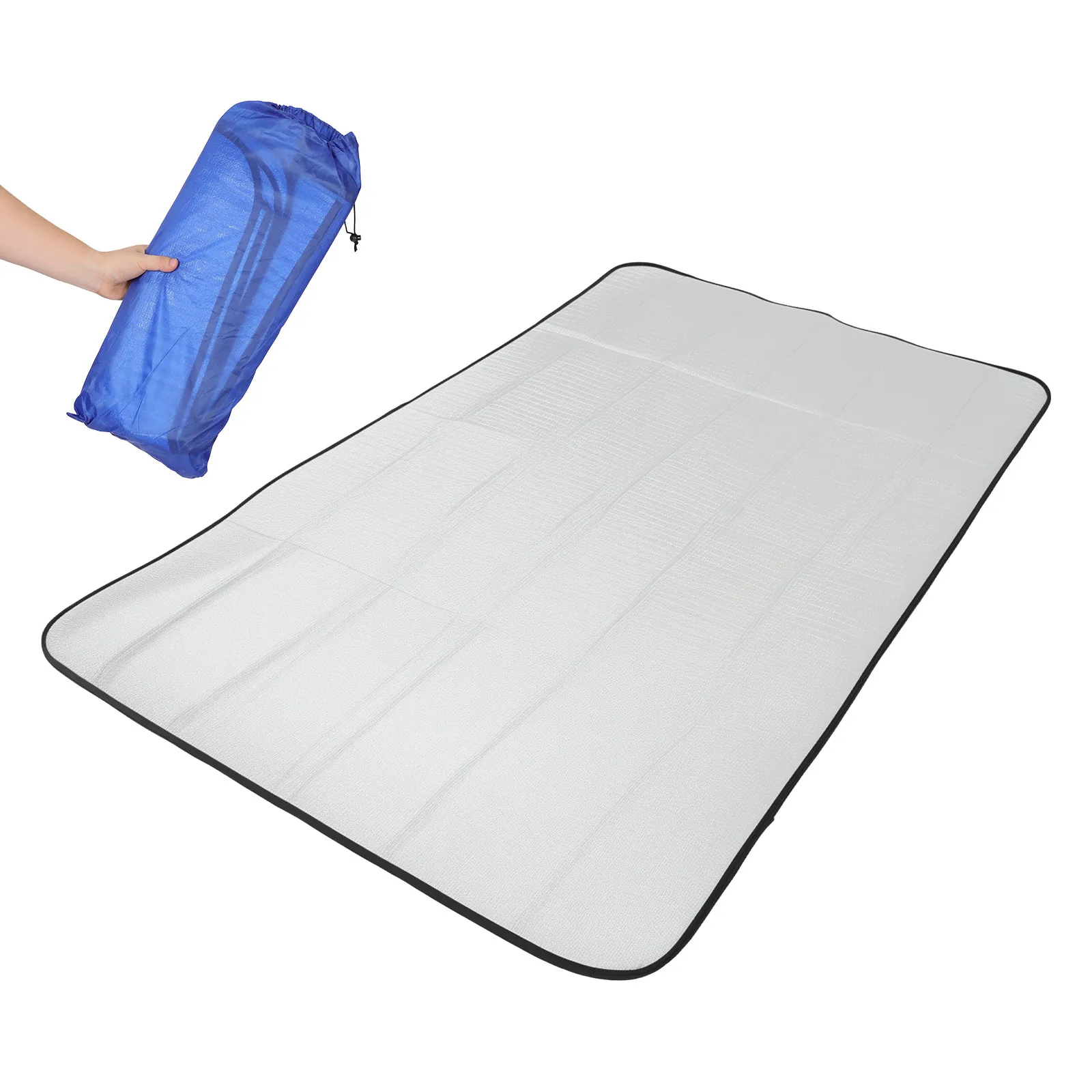 Dampproof Picnic Mat Outdoor Camp Pad Aluminum Film 2.5mm 200x120 Lightweight Portable Foldable Blanket Waterproof for Hiking