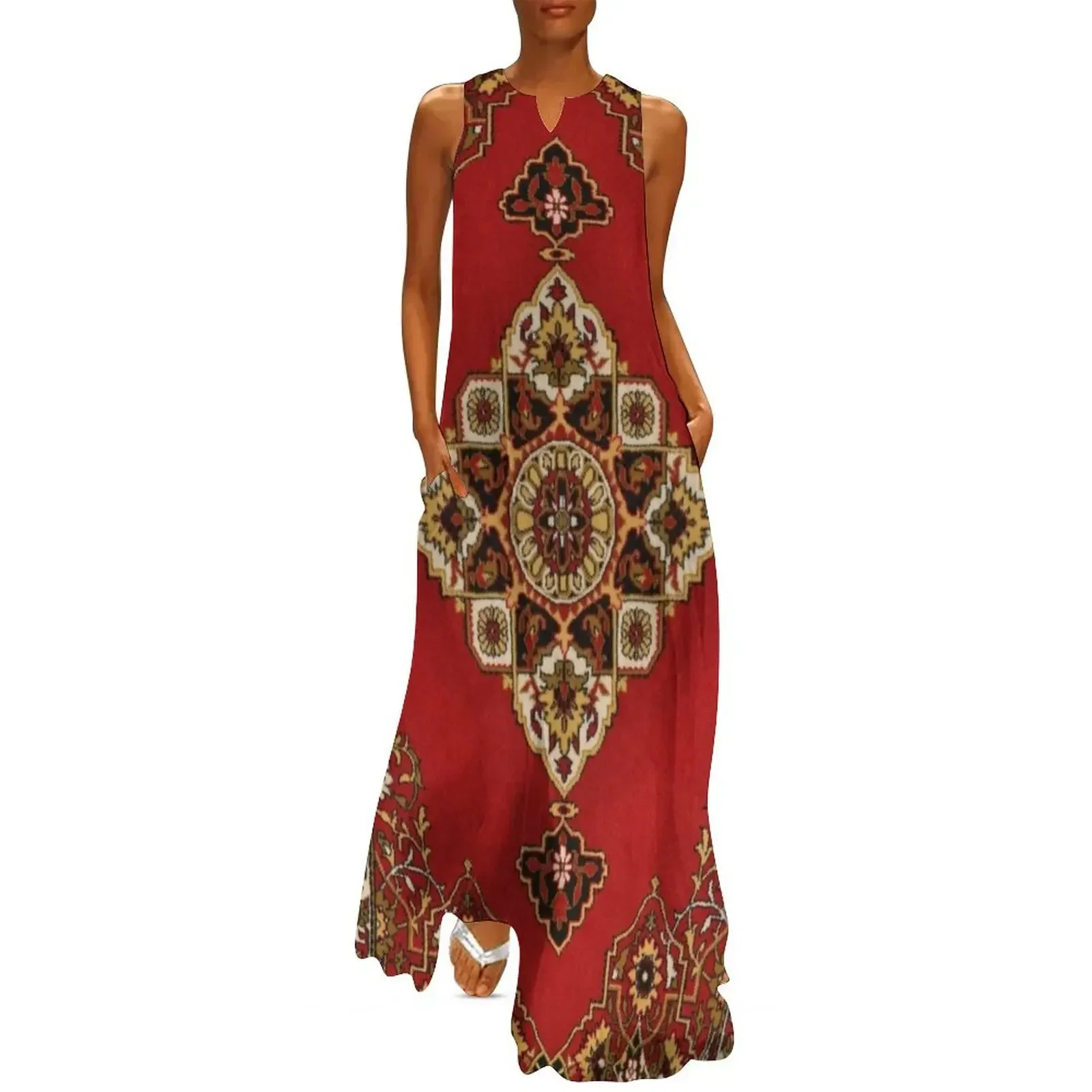 

Persian traditional Carpet Long Dress Summer skirt summer dresses womens 2025 cocktail dresses fairy dress Dress