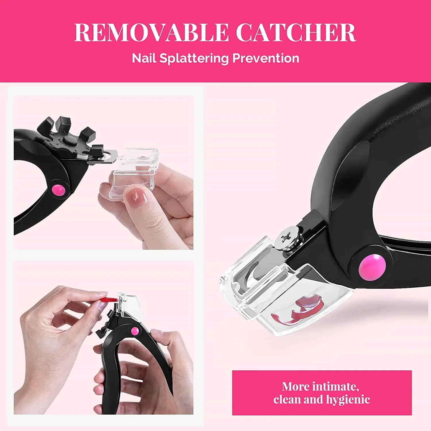 Acrylic Nail Clipper Adjustable Cutter Trimmer for Nail Art Beauty Salon Tool Manicure Project