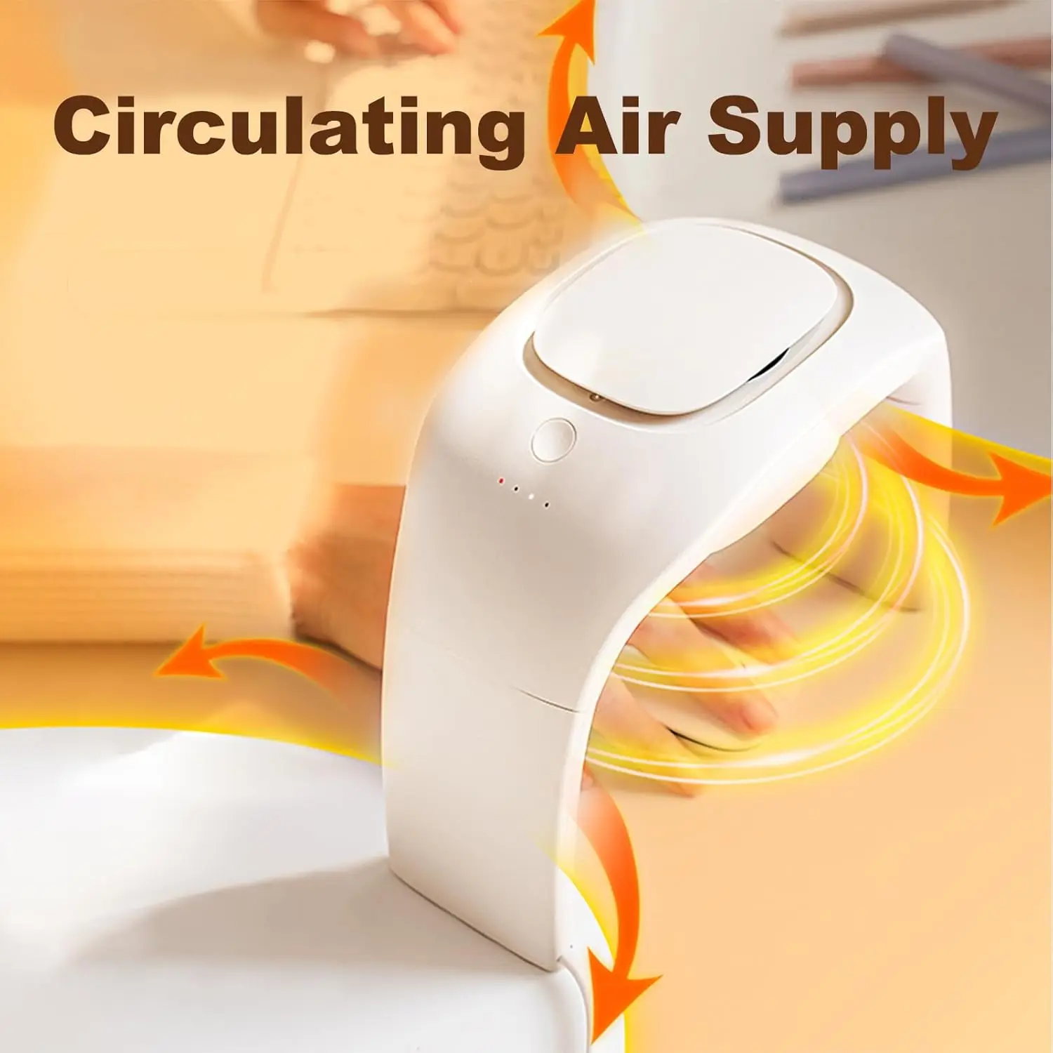 

Heated Mouse Pad Hand Warmer, 110V 100W, Foldable Adjustable Temperature Desk Heater, Portable Electric Quiet Indoor Heated Pad