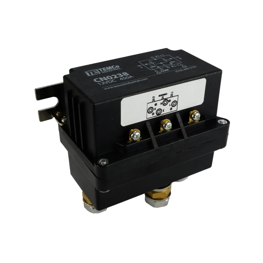 

450 А двигатель лебедки постоянного тока, реверсивный электромагнитный релейный переключатель, контактор 12 В