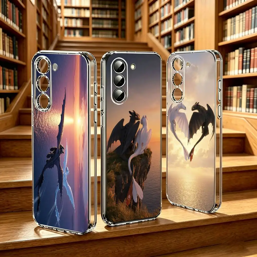 toothless-Dragon Trainer   Phone Case for Samsung Galaxy A55 A06 A16 A26 A36 A56 A25 A35 A15 A54 Clear TPU Soft Case