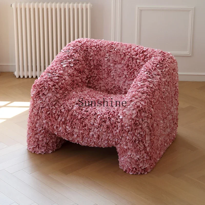 Creative Petal Chair Living Room Balcony Leisure Armrest Single Sofa Chair