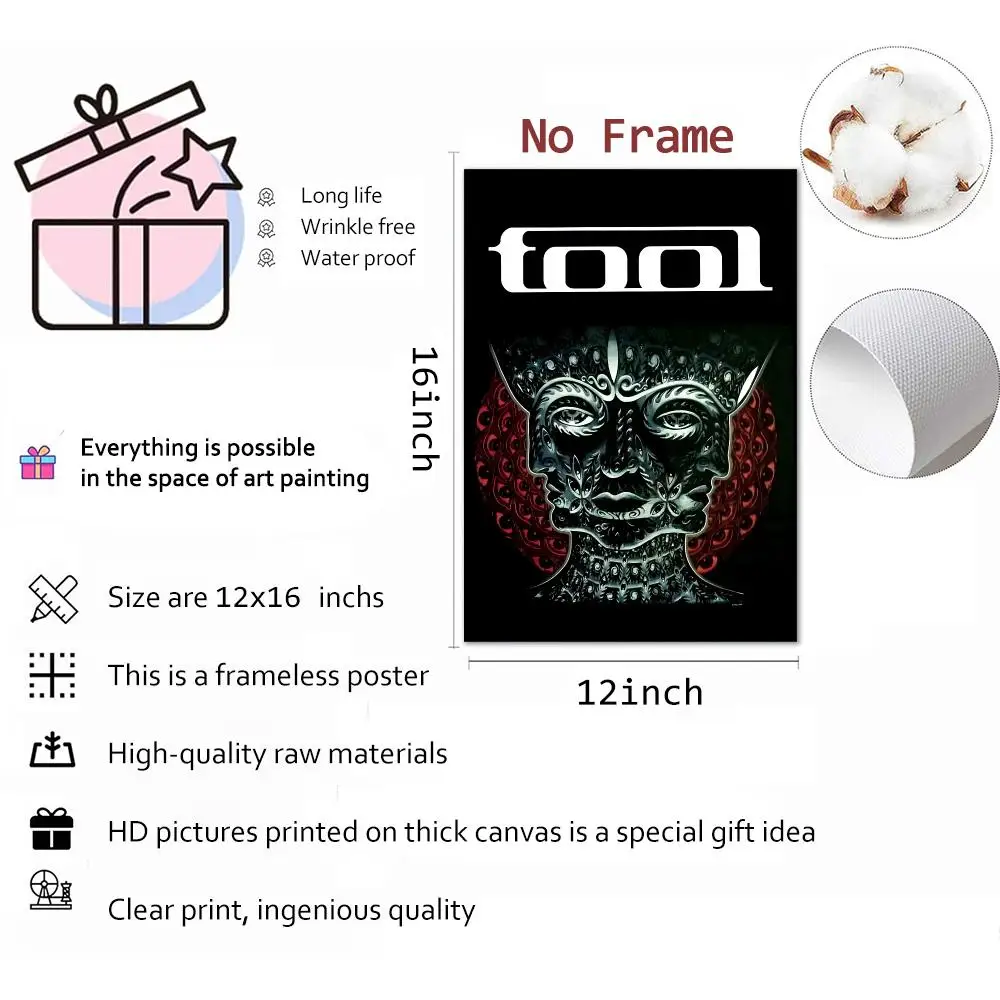 Tool Metal Progressive Painting Calligraphy Wall Art Mural Living Room Canvas Decor Gifts