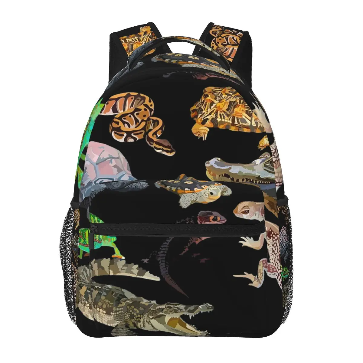 R Is For Reptile. Backpacks Boys Girls Bookbag Children School Bags Cartoon Laptop Rucksack Shoulder Bag Large Capacity