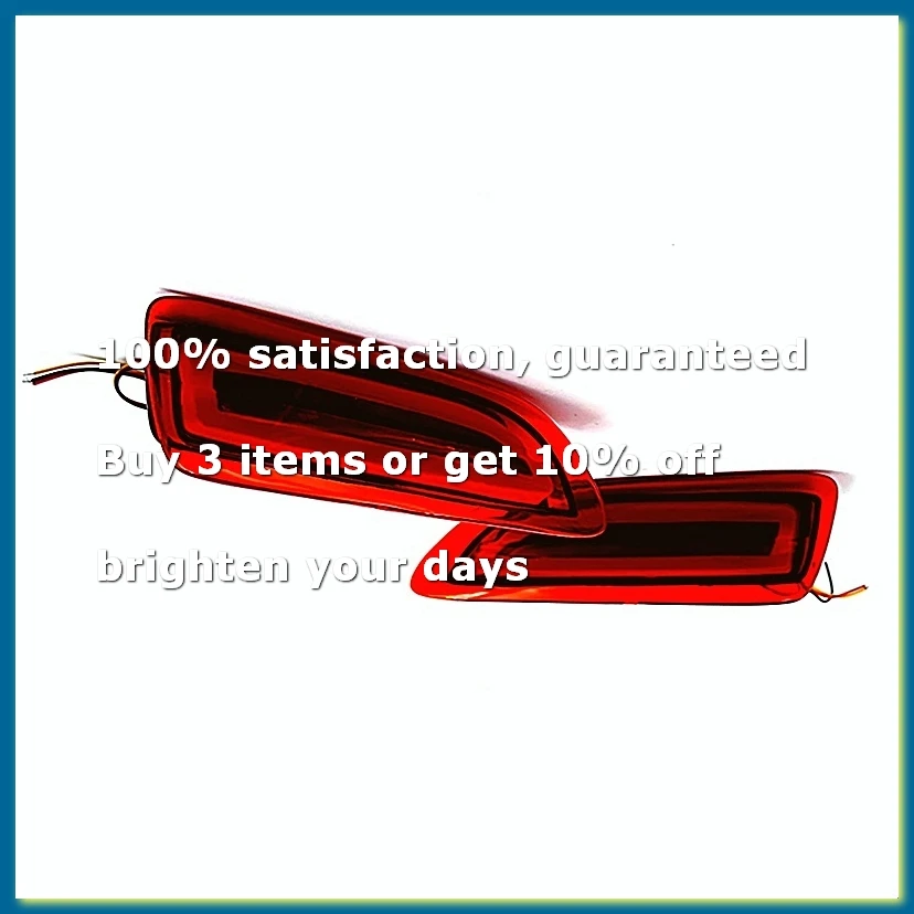 2Pcs/Pair Led Car Lights Rear Bumper Reflector Light Led Brake Signal Lamp Fit for 2011 2012 2013