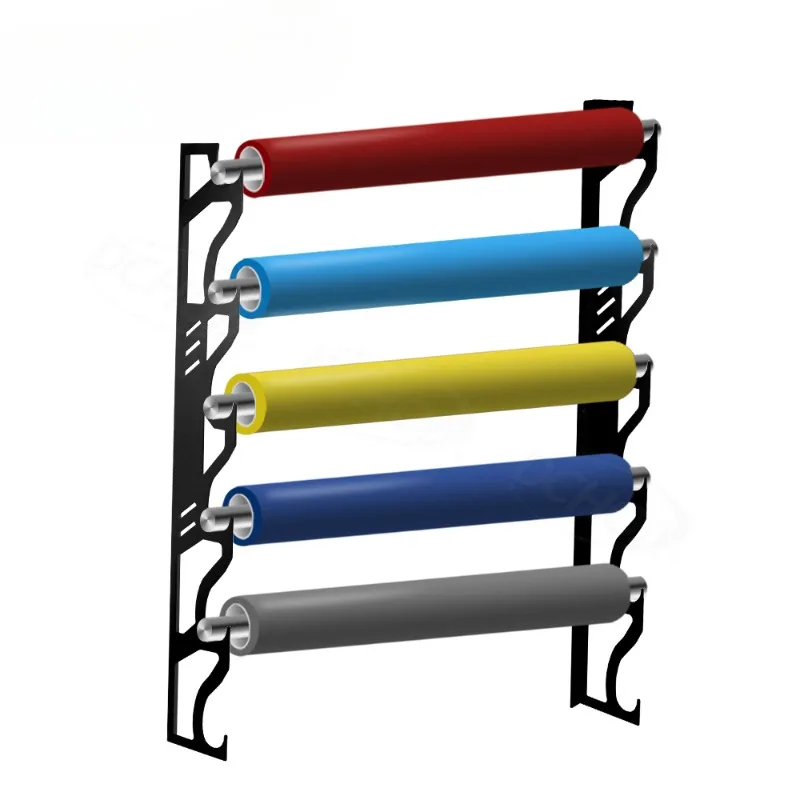 Customize Alloy Steel Wall Mounting Wrap Vinyl Roll Storage Rack