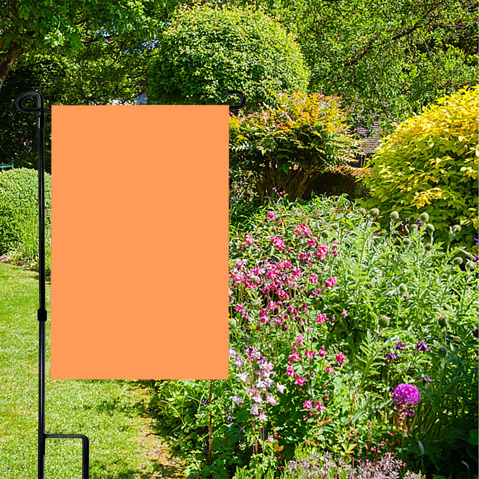 

Durable Garden Flag Stand Premium Pole Holder Easy Install No Tool Required Front Yard Decor Garden Flag Stand