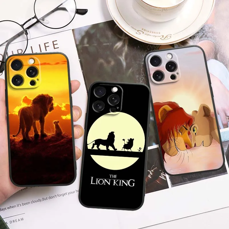 

The Lion King Cool For Apple iPhone 17 16 16E 15 14 13 12 11 Pro Max Plus Black Soft Silicone Cover Phone Case