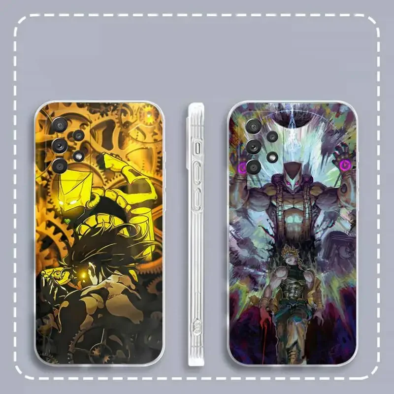 Dio The World J-JOJO  Phone Case For Samsung Galaxy S 23 22 21 20 10 9 8 7 6 Plus Ultra 5G Edge lite Transparent Soft Cover