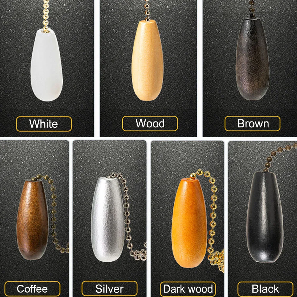 Ceiling  Fan Chain Pulls Wooden Pull Chain Extension Pull Chain for Ceiling Light Lamp Fan Chain