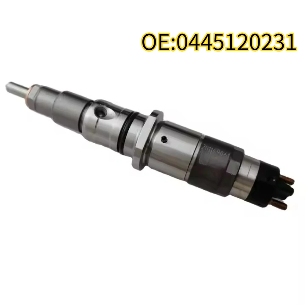 

High quality New For 0445120231 Fuel injector For Komatsu PC2008 Hyundai New Seal