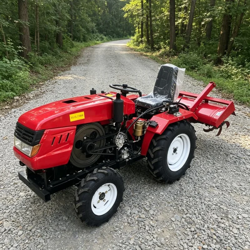 

Customized CE/EMC Certified Four-wheel Tiller, Wheeled Rotary Tiller, New All-terrain Agricultural Cultivation Equipment