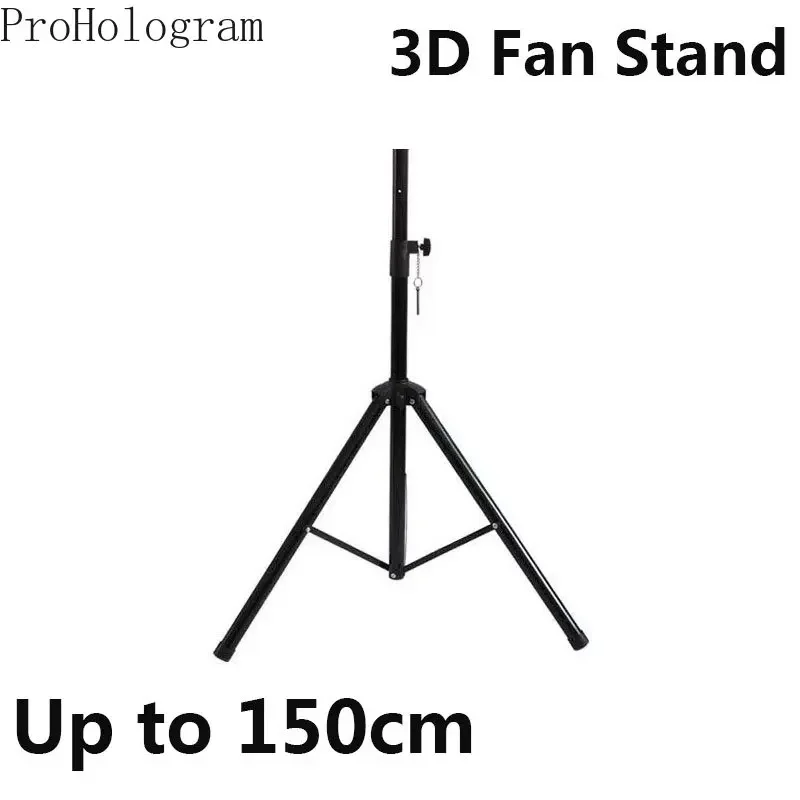 3D Projector Fan Stand Tripod Portable Advertising Fan Tripod Stand for 3d Hologram Fan Projector Adjustable Bracket Stand