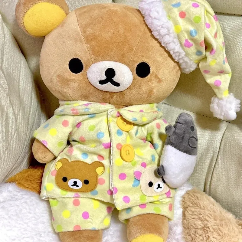 Rilakkuma pop slaapkussen bed pop schattige kleine beer slaapkleding knuffel pop bankkussen kamer decor verrassingsgeschenken