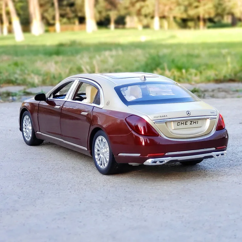 Railed/Motor/Car/Bicycles MAYBACH S600 Limousine Simulation Exquisite Diecasts & Toy Vehicles CheZhi 1:24 Alloy Collection Model