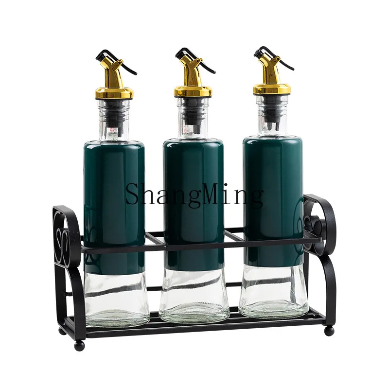 

DSA glass seasoning bottle jar seasoning combination sauce bottle kitchen supplies