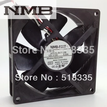 

For NMB 3610KL-04W-B39 DC brushless cooling fan 12V 0.2A For Server Inverter cooler