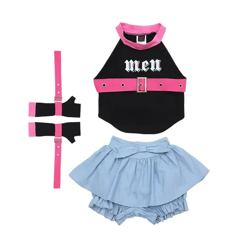 Three Piece Set Children's Jazz Dance Set Top Skirt Girls' Jazz Dance Costume Hipster Children's Hip Hop Costume Summer